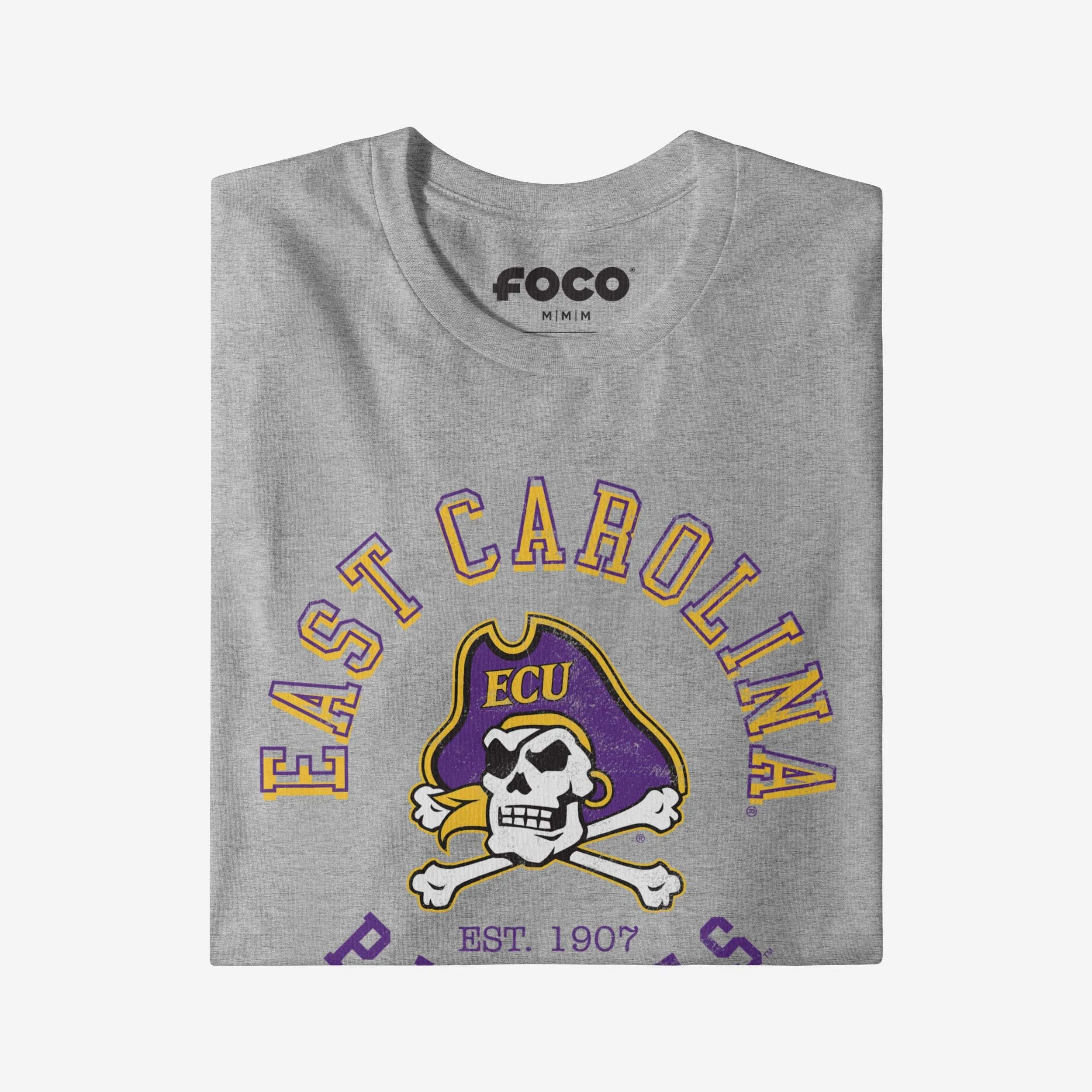 East Carolina Pirates Circle Vintage T-Shirt