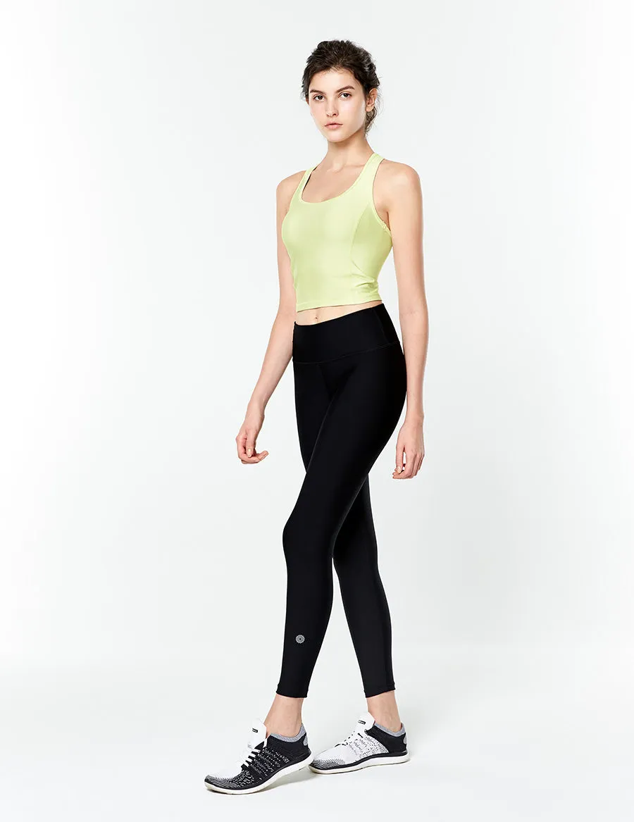easyoga LESPIRO Glossy Slim Tights4 - L1 Black