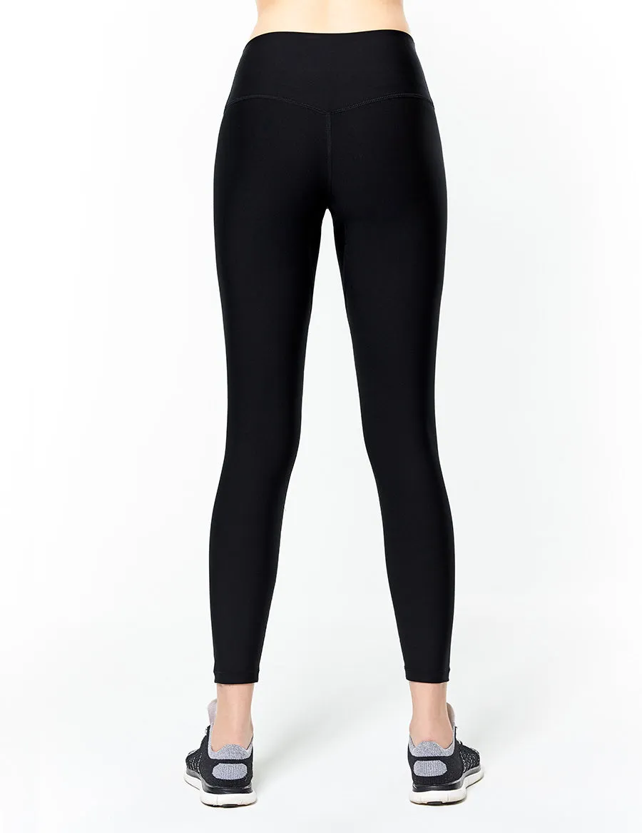 easyoga LESPIRO Glossy Slim Tights4 - L1 Black