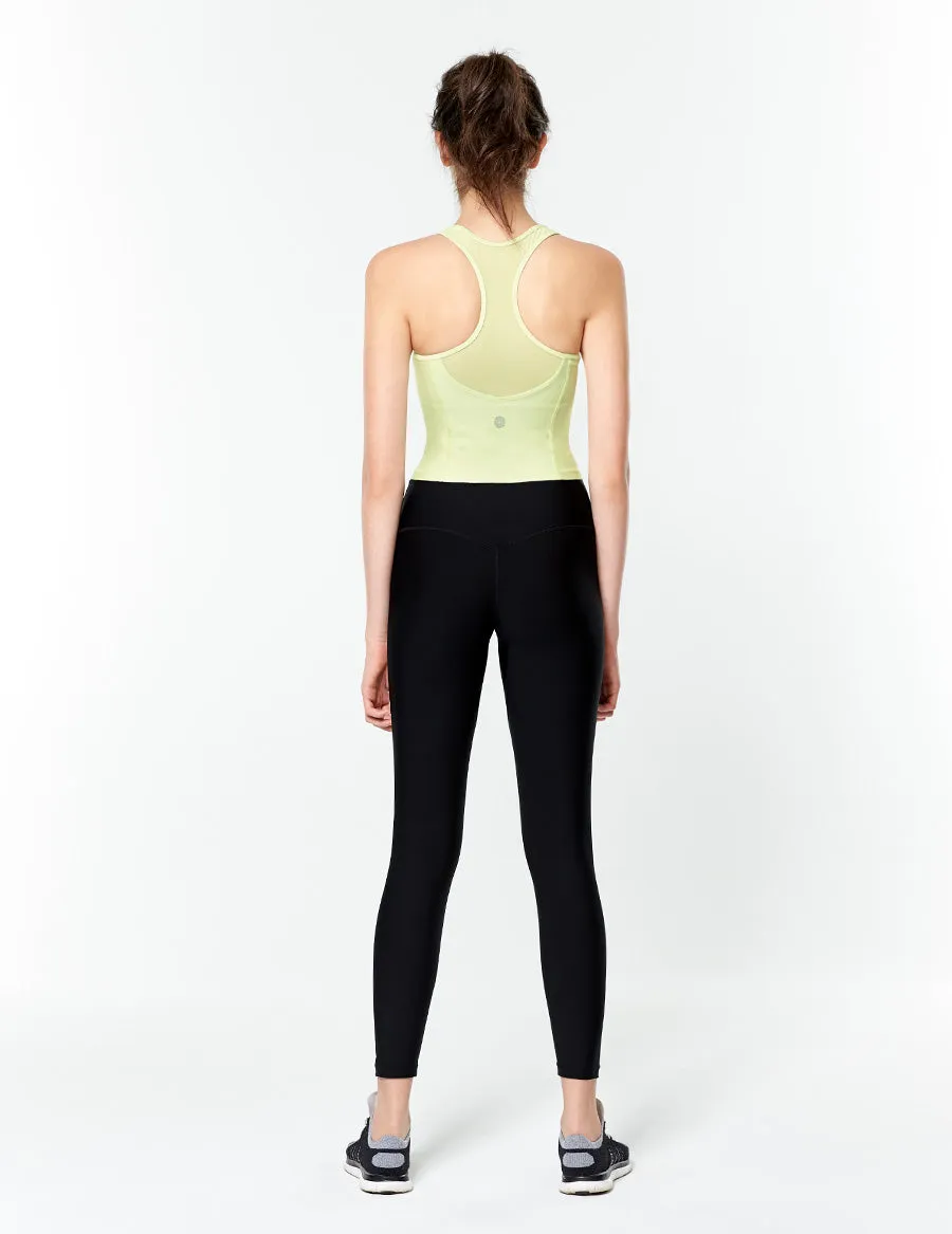 easyoga LESPIRO Glossy Slim Tights4 - L1 Black
