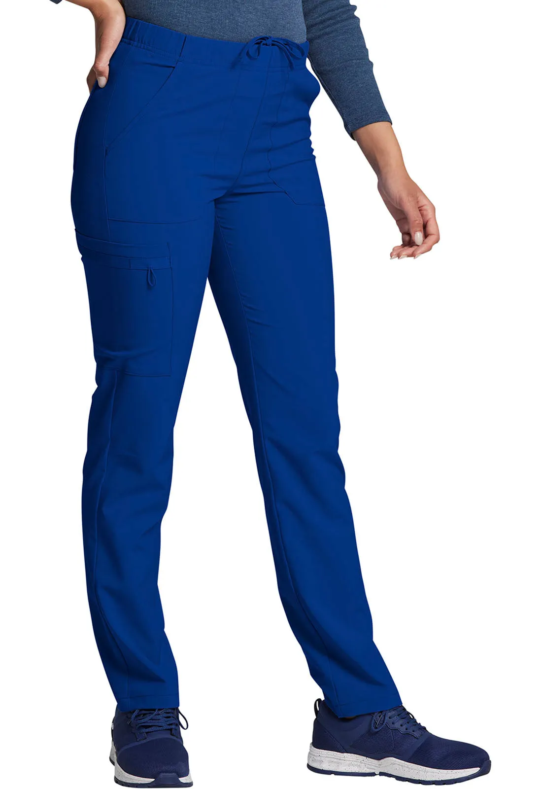 EDS Essentials DK019 Unisex Natural Rise Tapered Leg Pants Galaxy Blue
