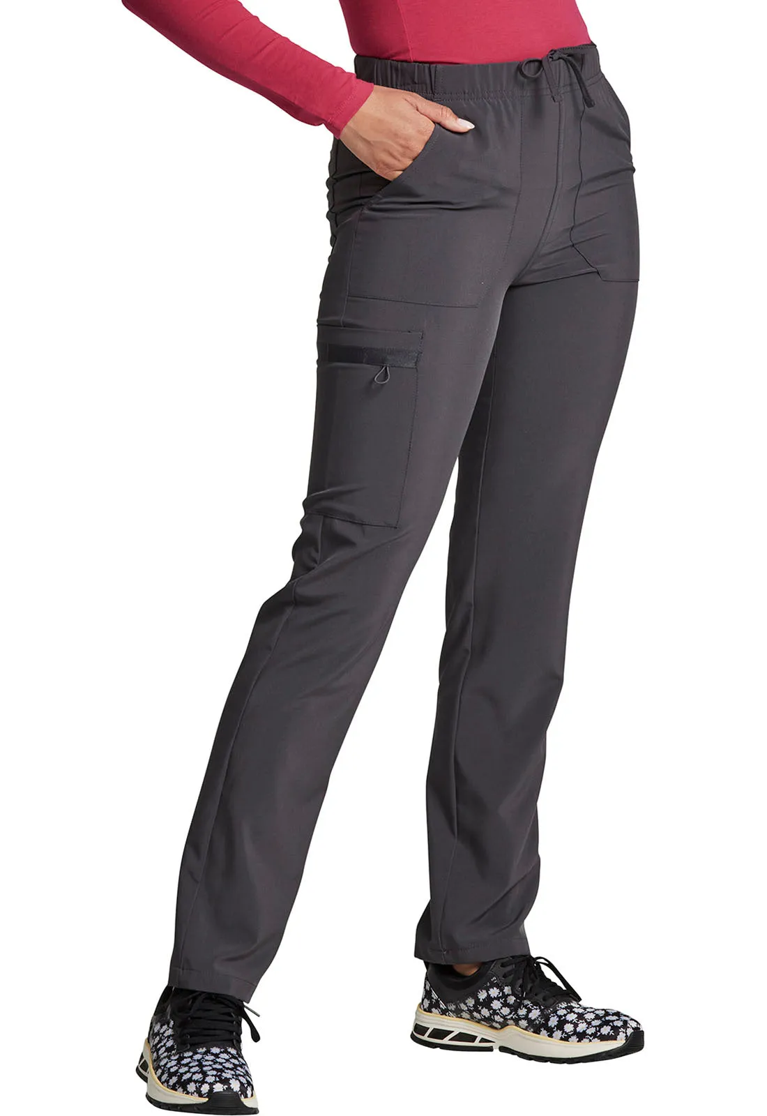 EDS Essentials DK019 Unisex Natural Rise Tapered Leg Pants Pewter