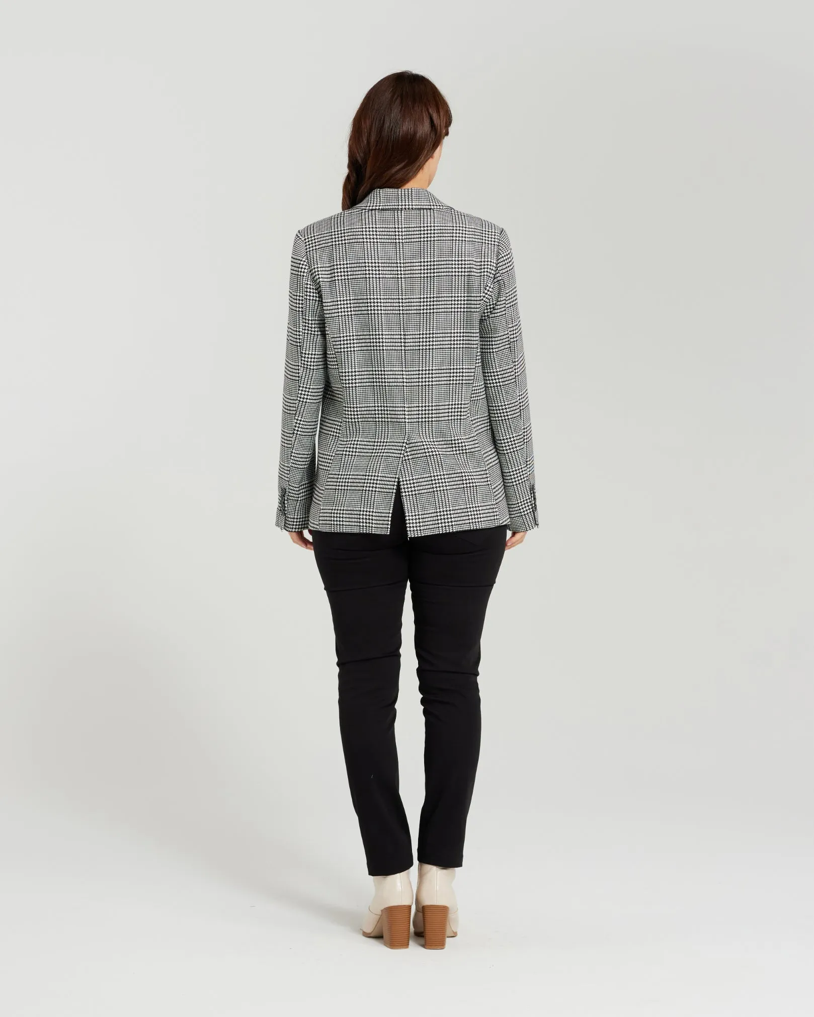 Emma Jacket - Houndstooth Mix