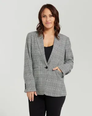 Emma Jacket - Houndstooth Mix