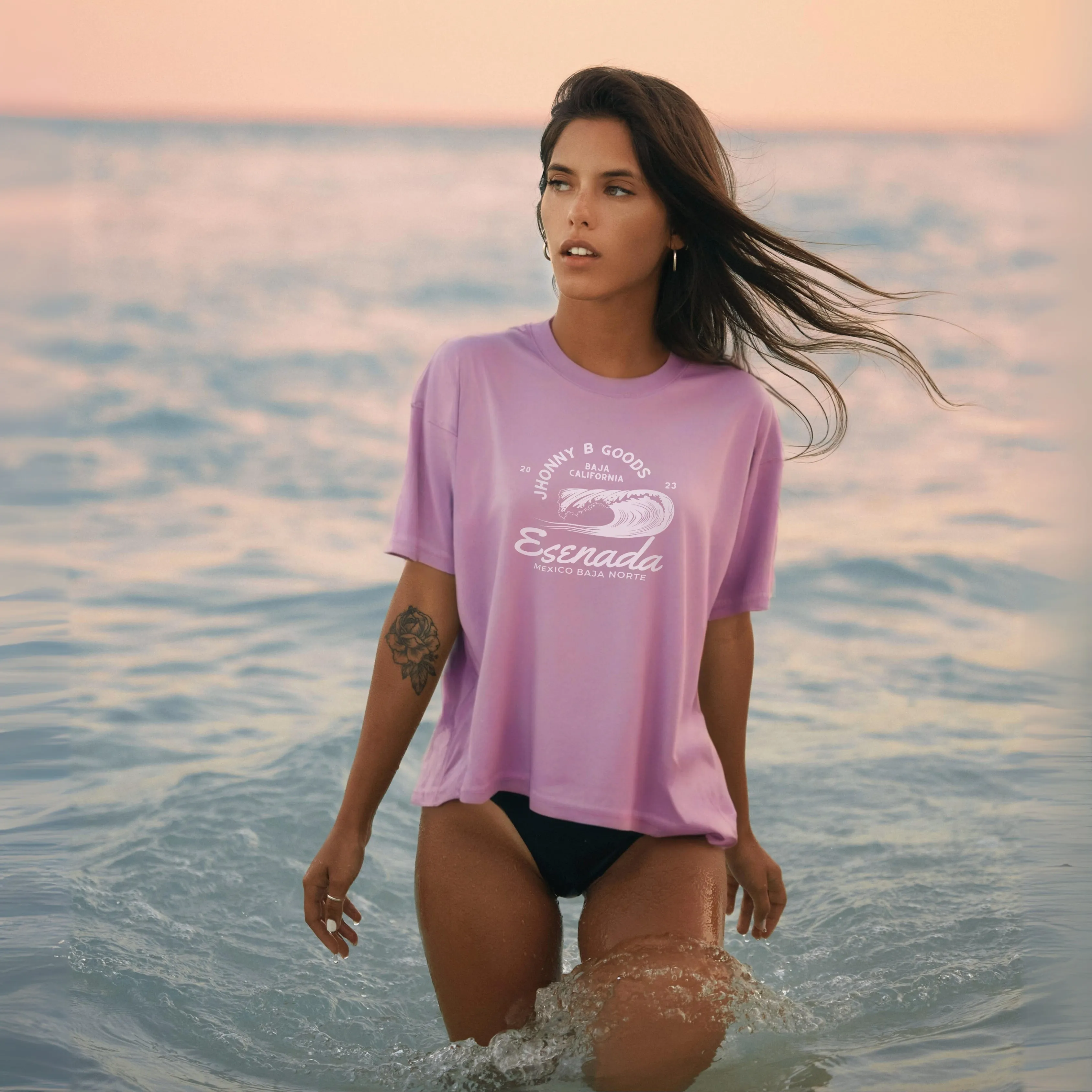 Ensenada, Baja California - Women's lightweight tee