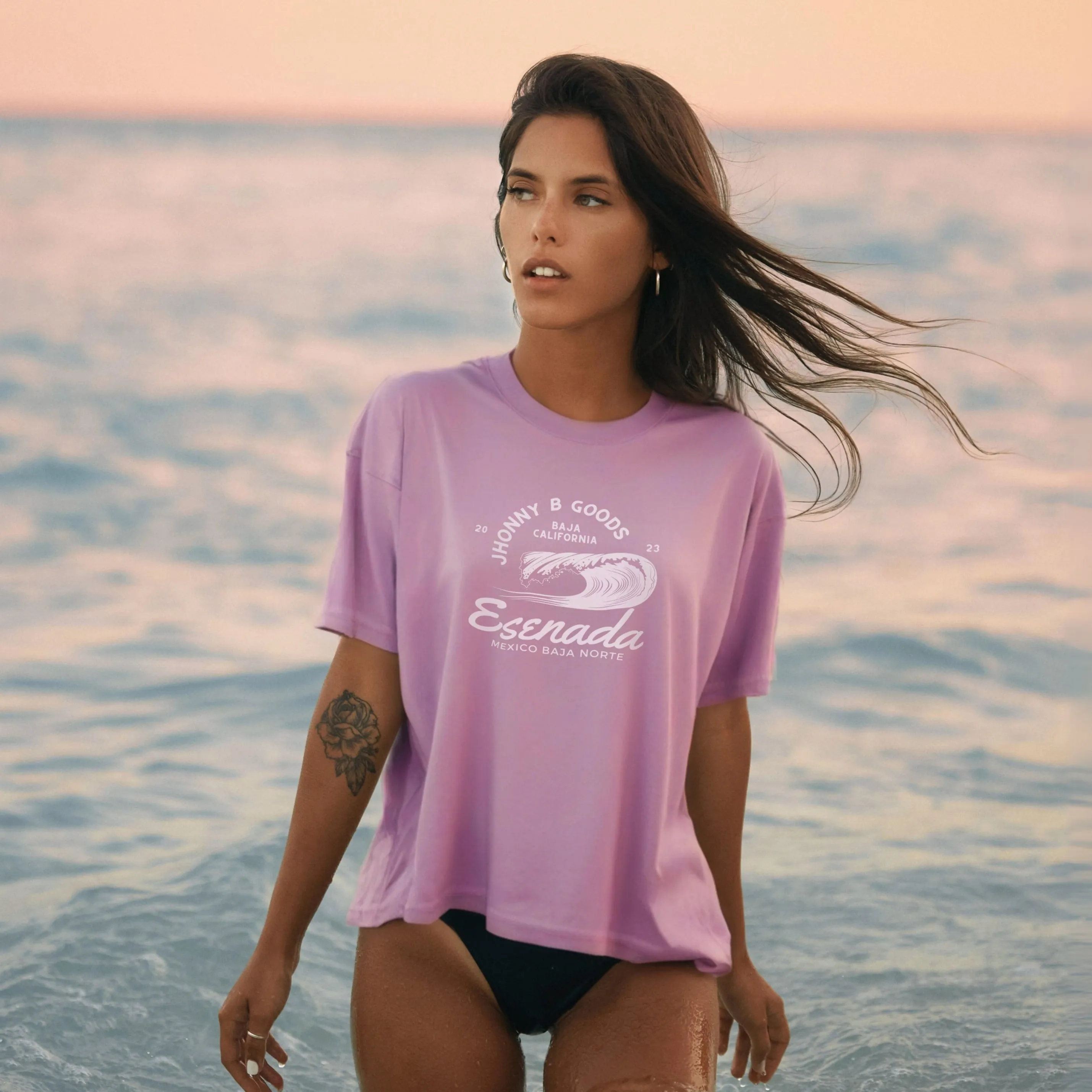 Ensenada, Baja California - Women's lightweight tee
