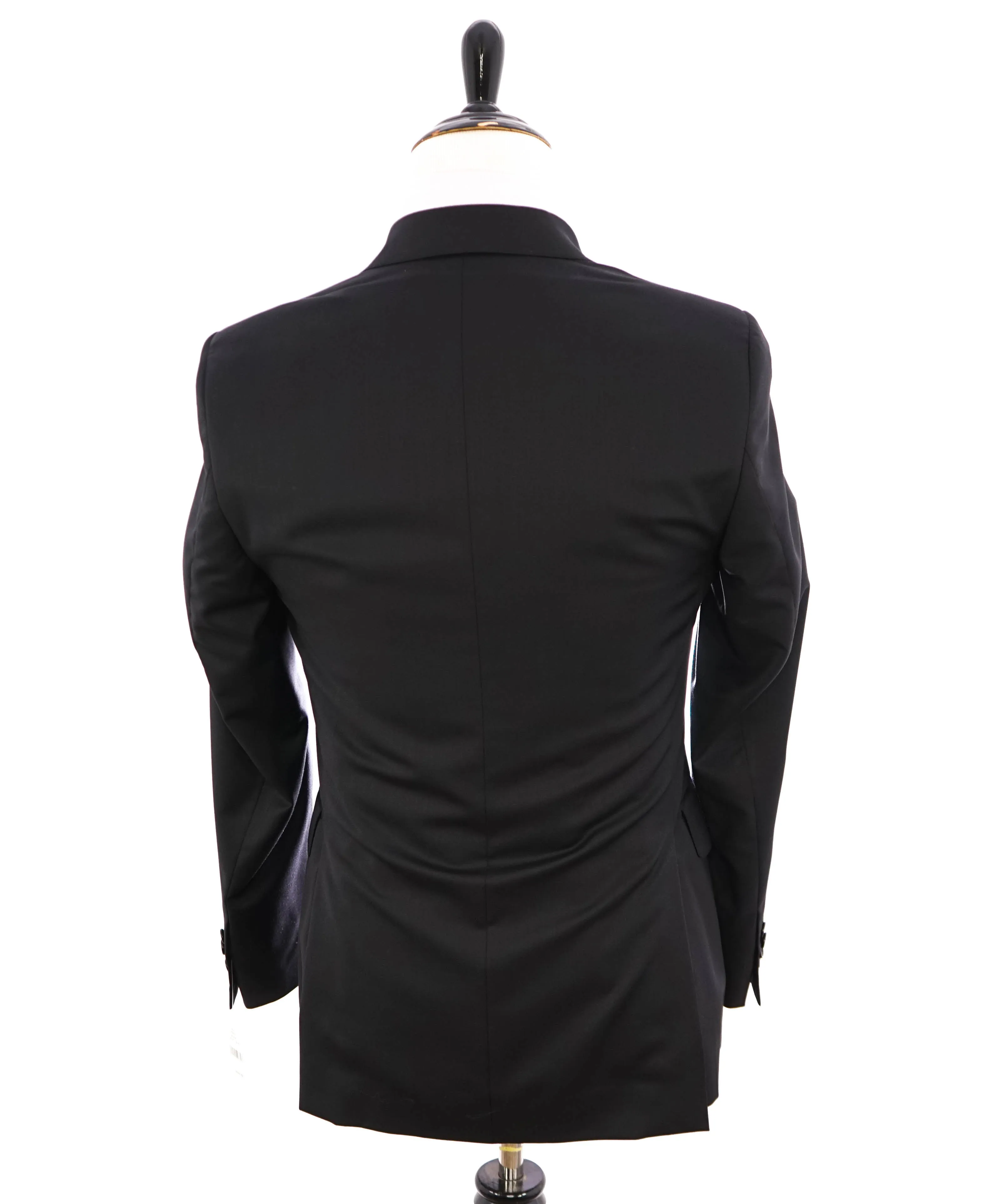 ERMENEGILDO ZEGNA - By SAKS FIFTH AVENUE SILK BLEND "Slim" Black Suit - 36R