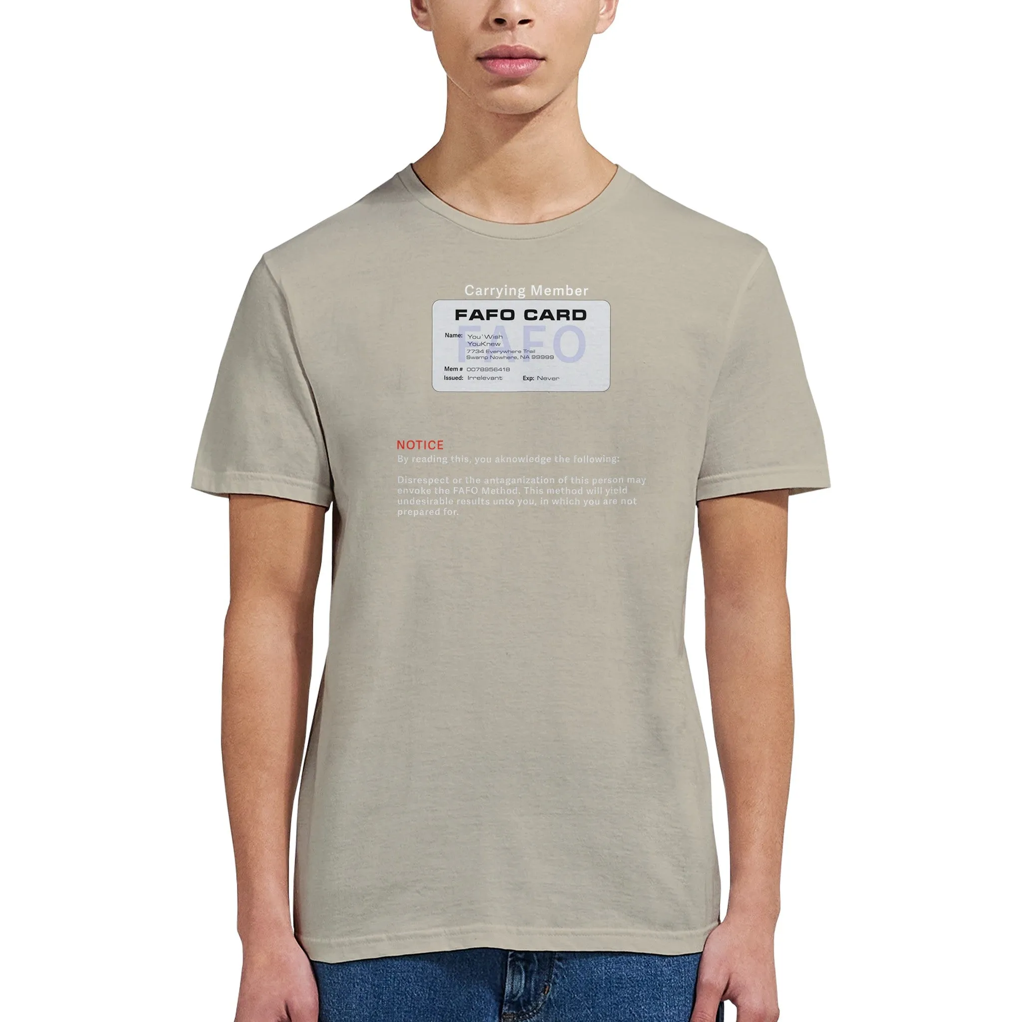 FAFO Unisex Softstyle T-Shirt – Bold Humor, Classic Comfort