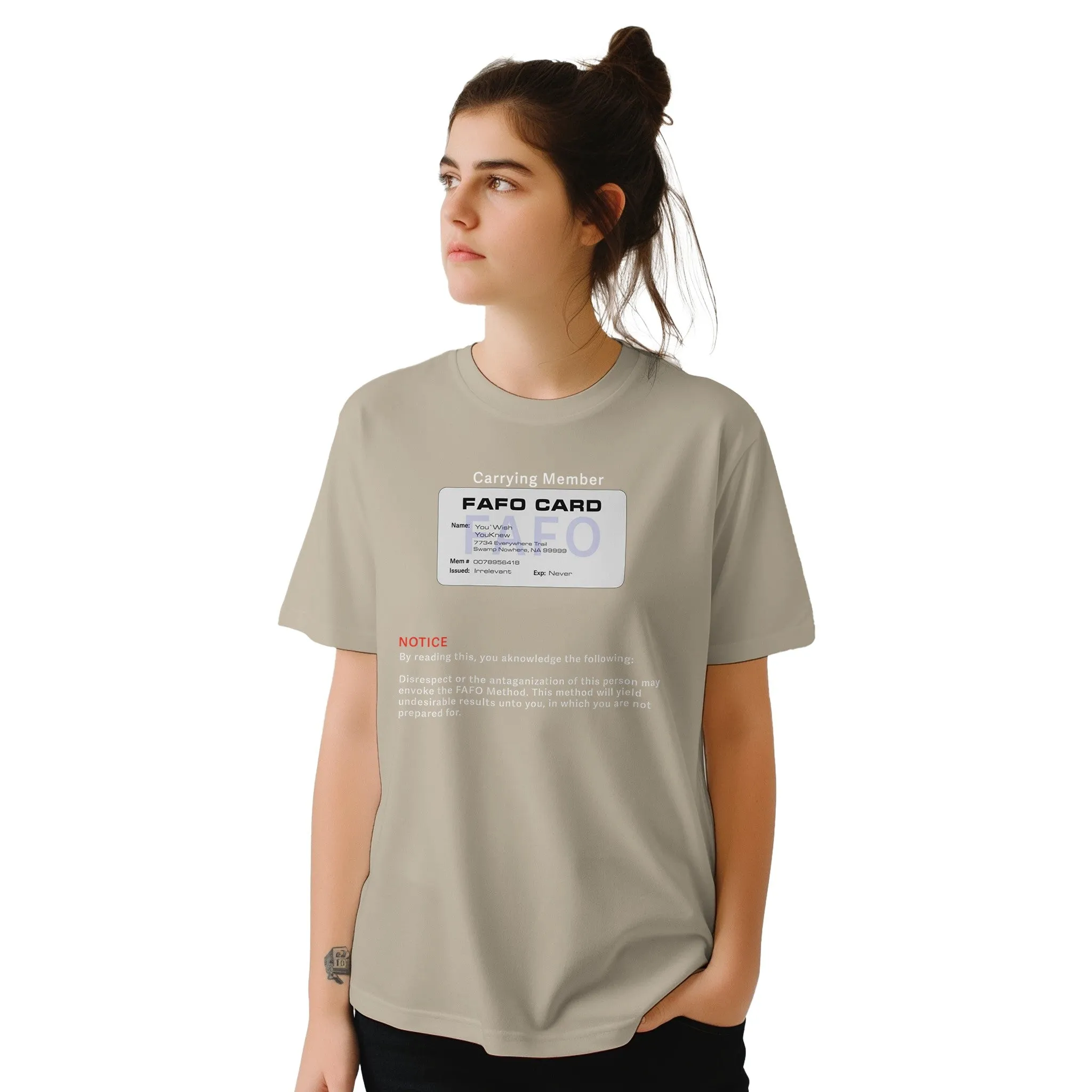 FAFO Unisex Softstyle T-Shirt – Bold Humor, Classic Comfort