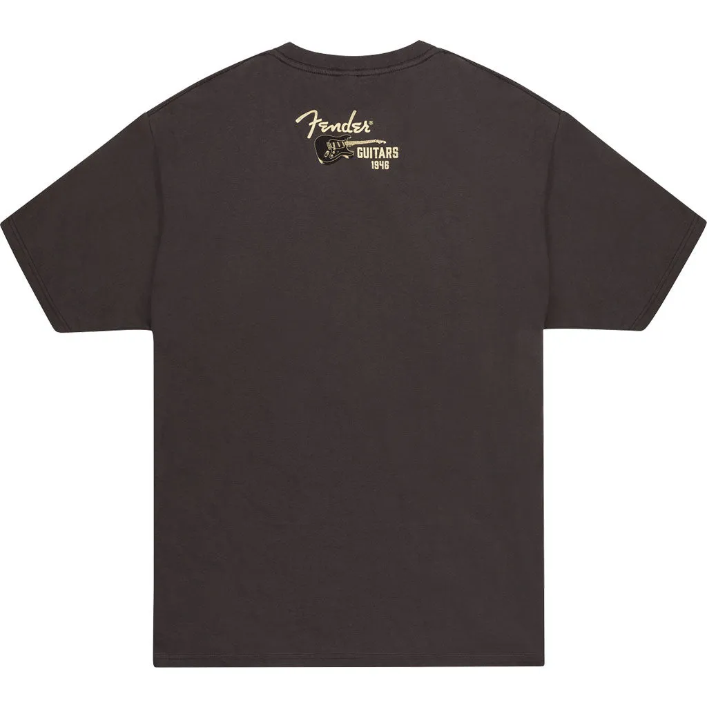 Fender Wings To Fly T-Shirt, Vintage Black, S