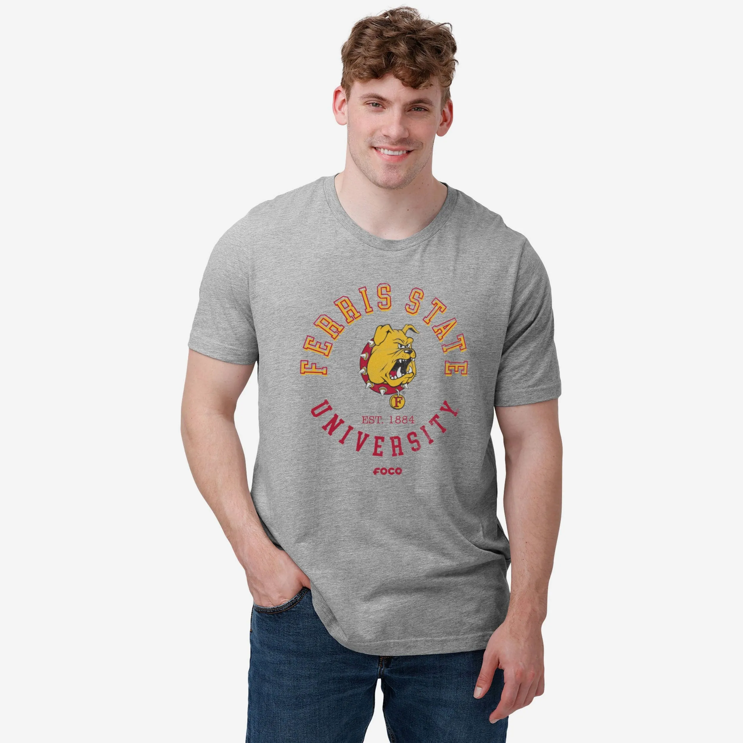 Ferris State Bulldogs Circle Vintage T-Shirt