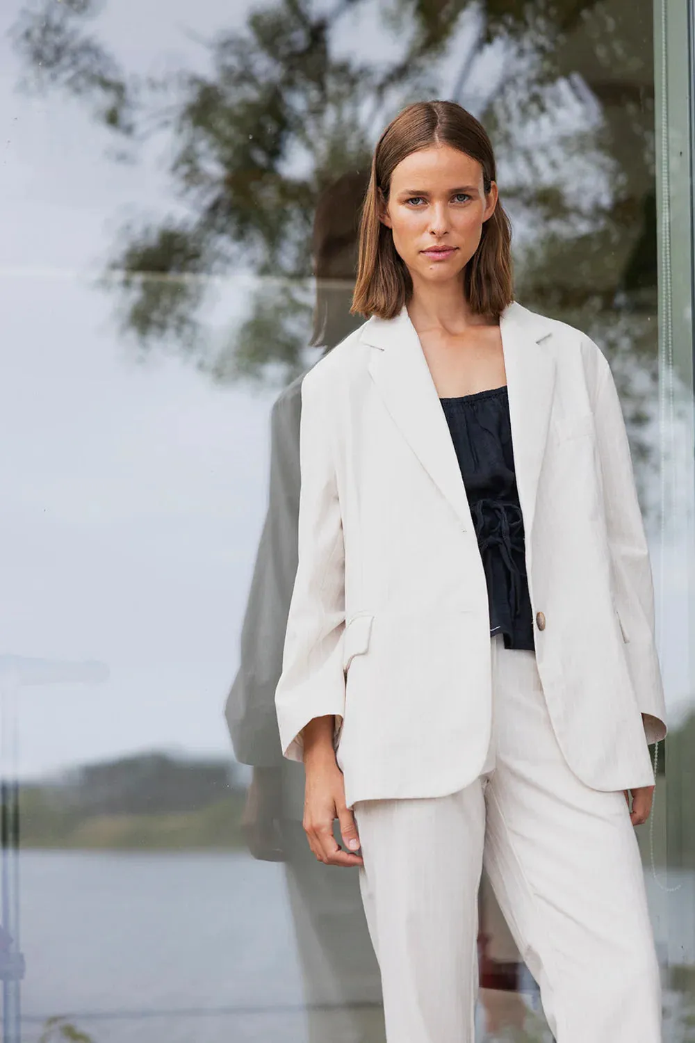 Fils Pinstripe Trousers