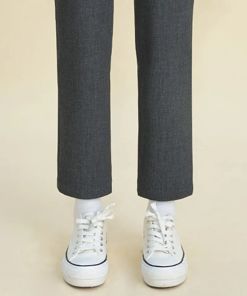 FORDI Fleece Straight Long Pants version 2 - Charcoal