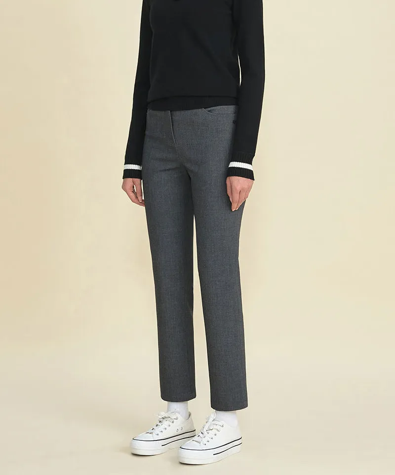 FORDI Fleece Straight Long Pants version 2 - Charcoal
