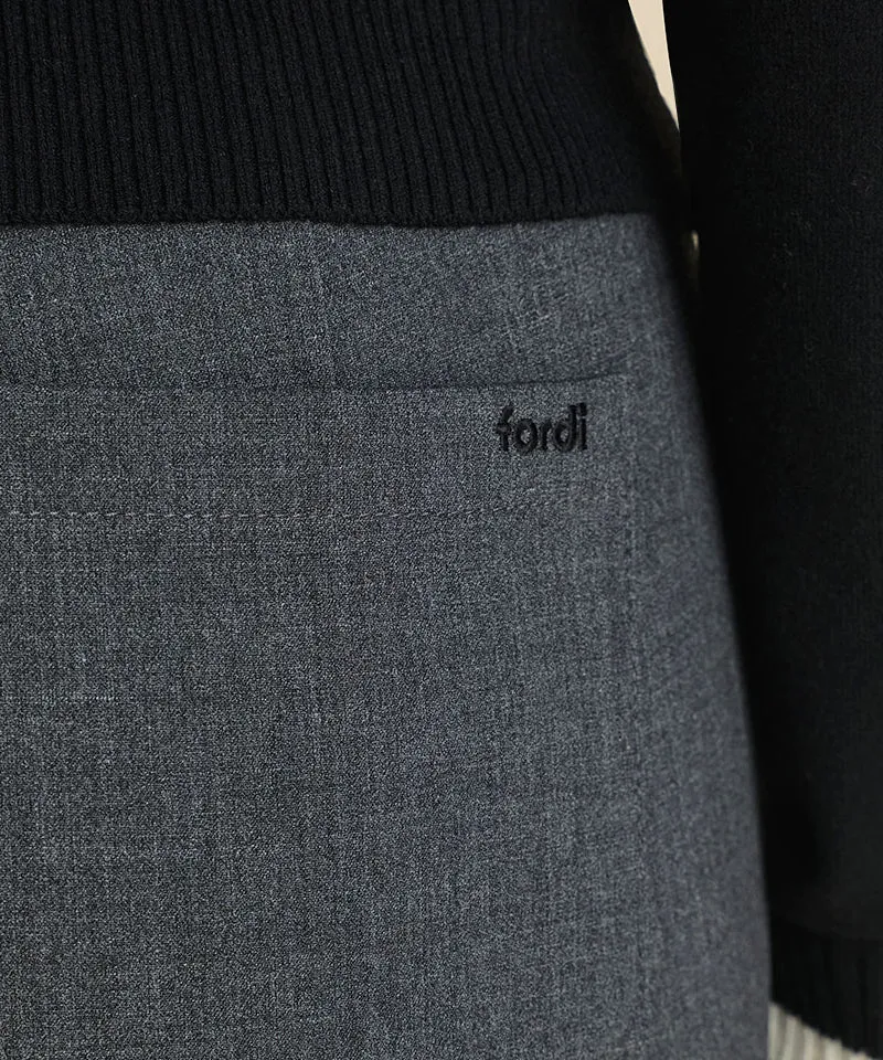 FORDI Fleece Straight Long Pants version 2 - Charcoal