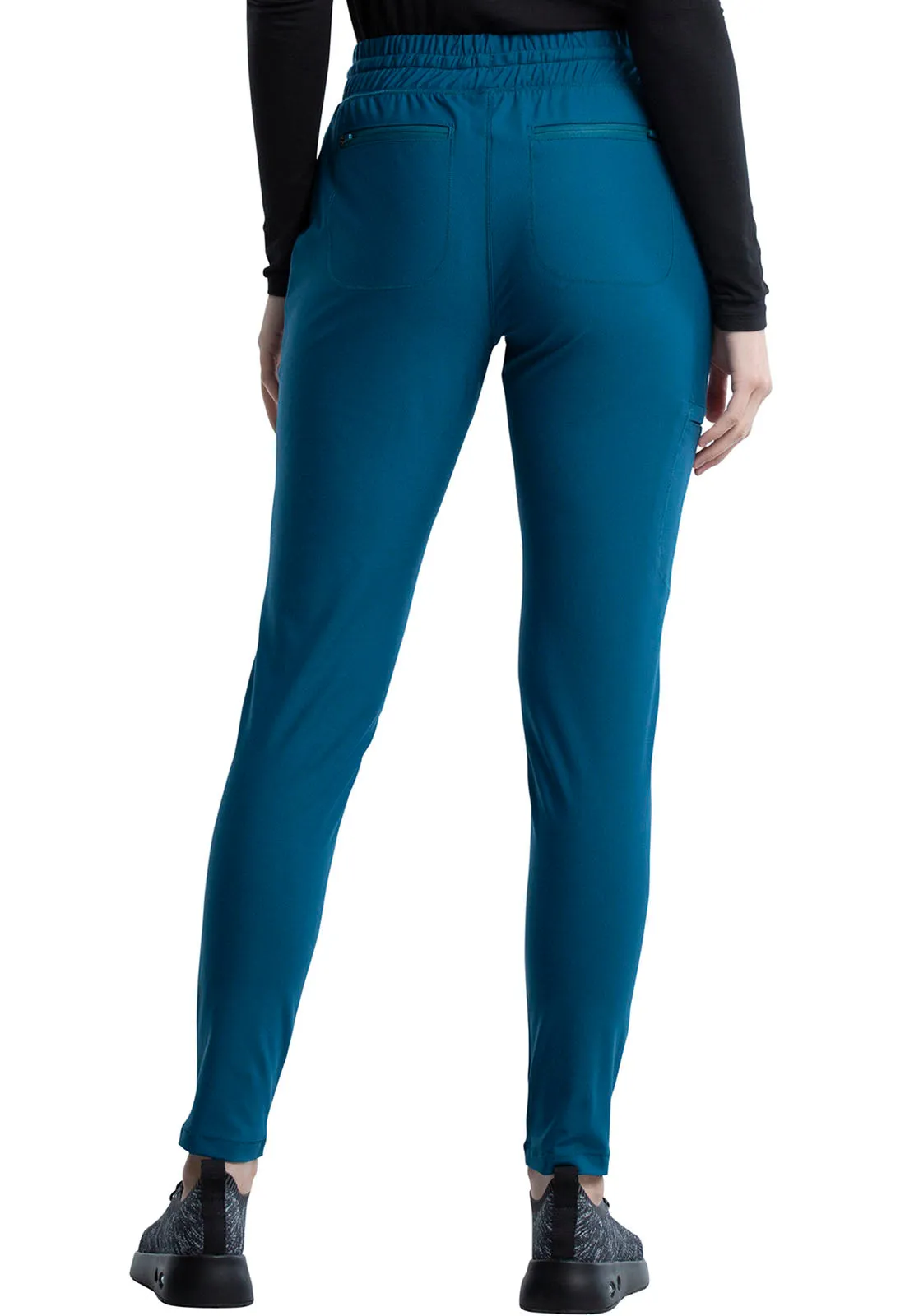 Form CK095 Mid Rise Tapered Leg Drawstring Pants Caribbean Blue