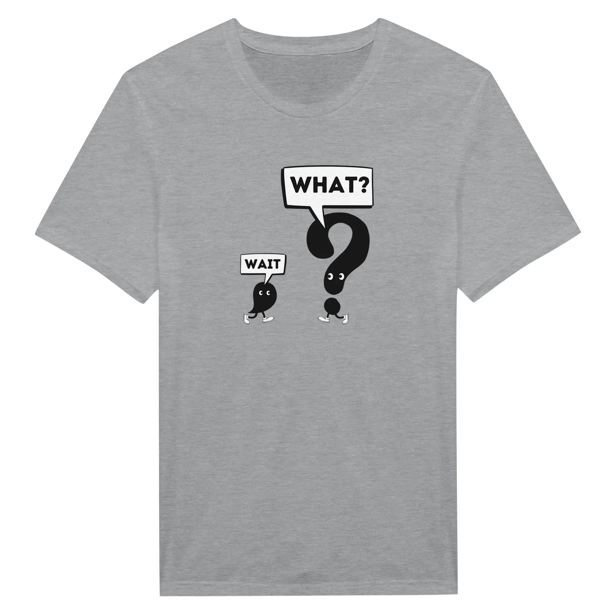 Funny Grammar Punctuation T-Shirt Wait What?