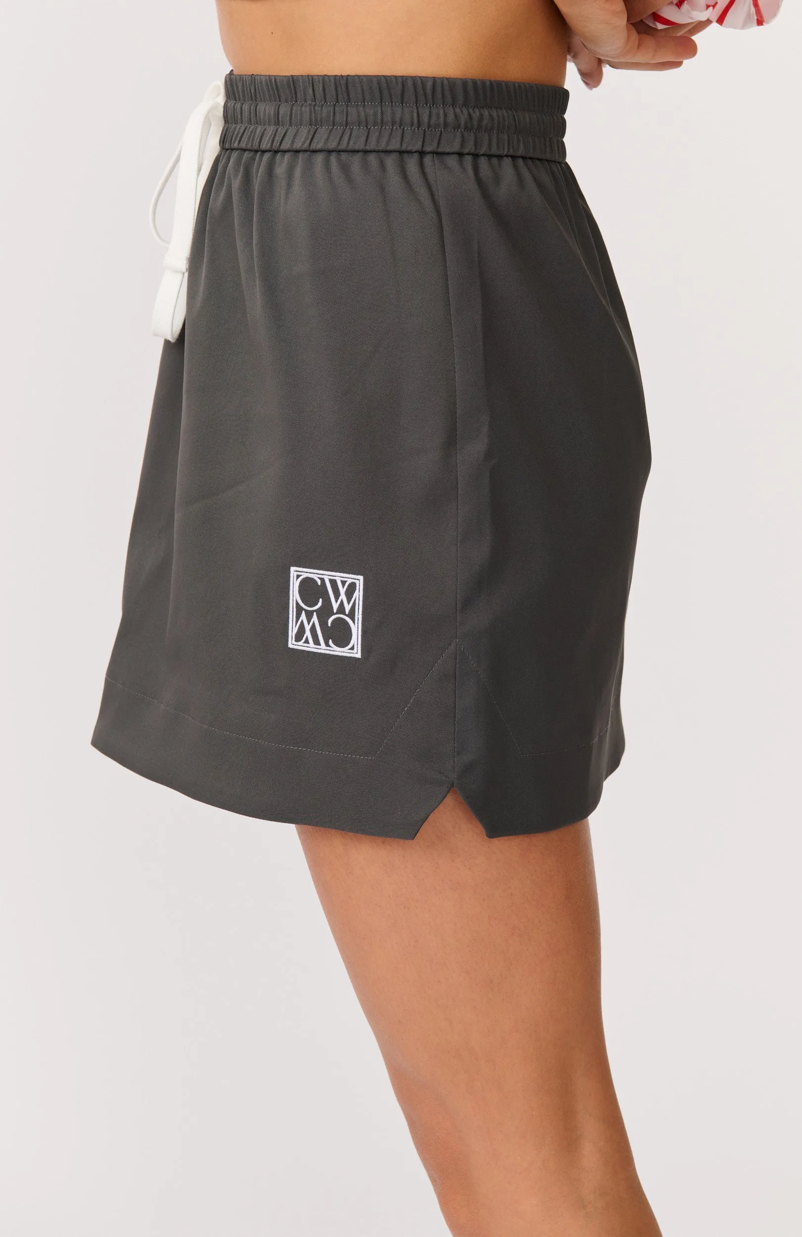 GEORGIA MINI SKIRT || CHARCOAL