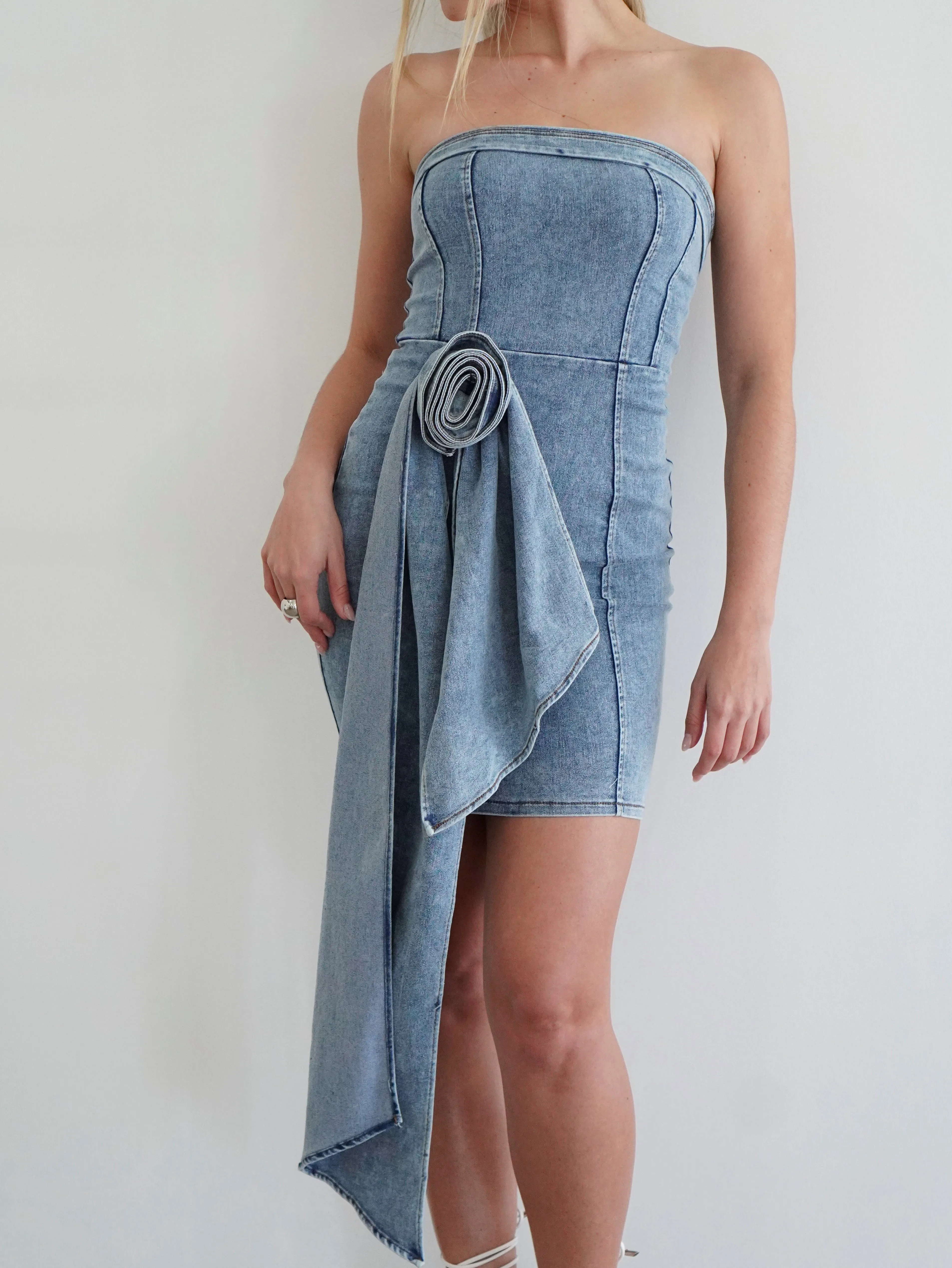 Gina Denim Mini Dress