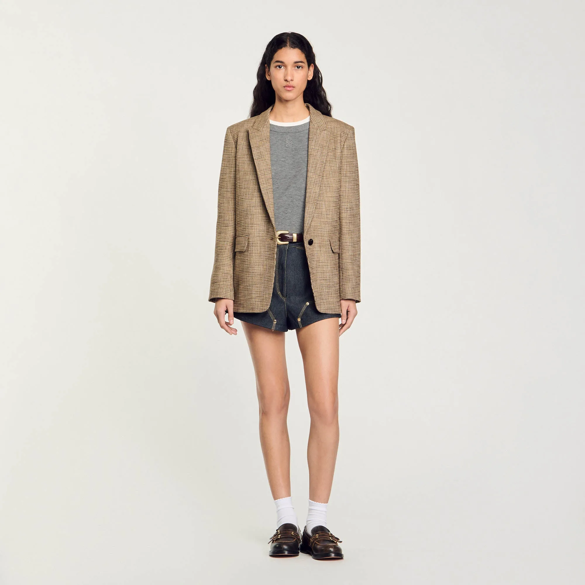 Ginna Suit Jacket Brown