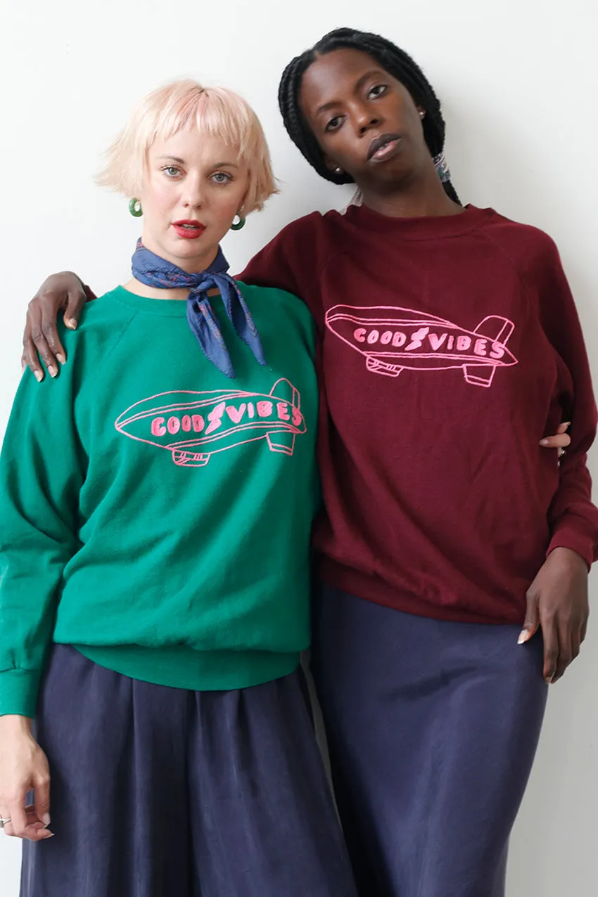Good Vibes Vintage Sweatshirt