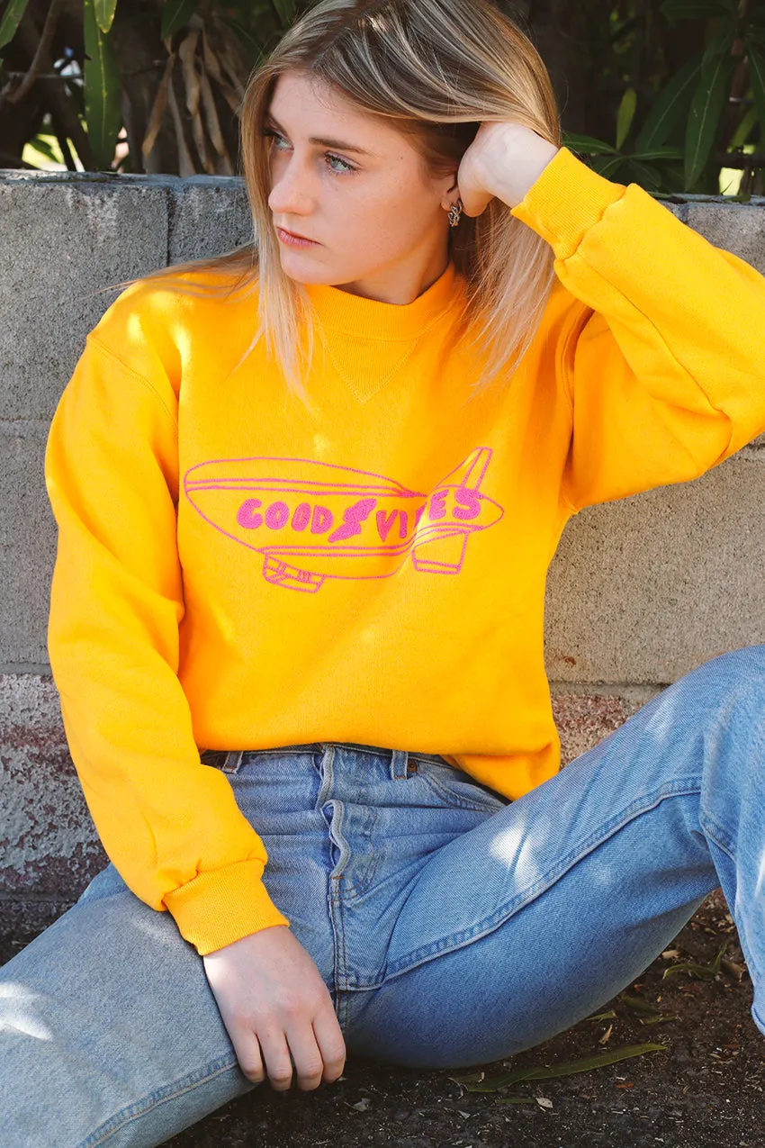 Good Vibes Vintage Sweatshirt
