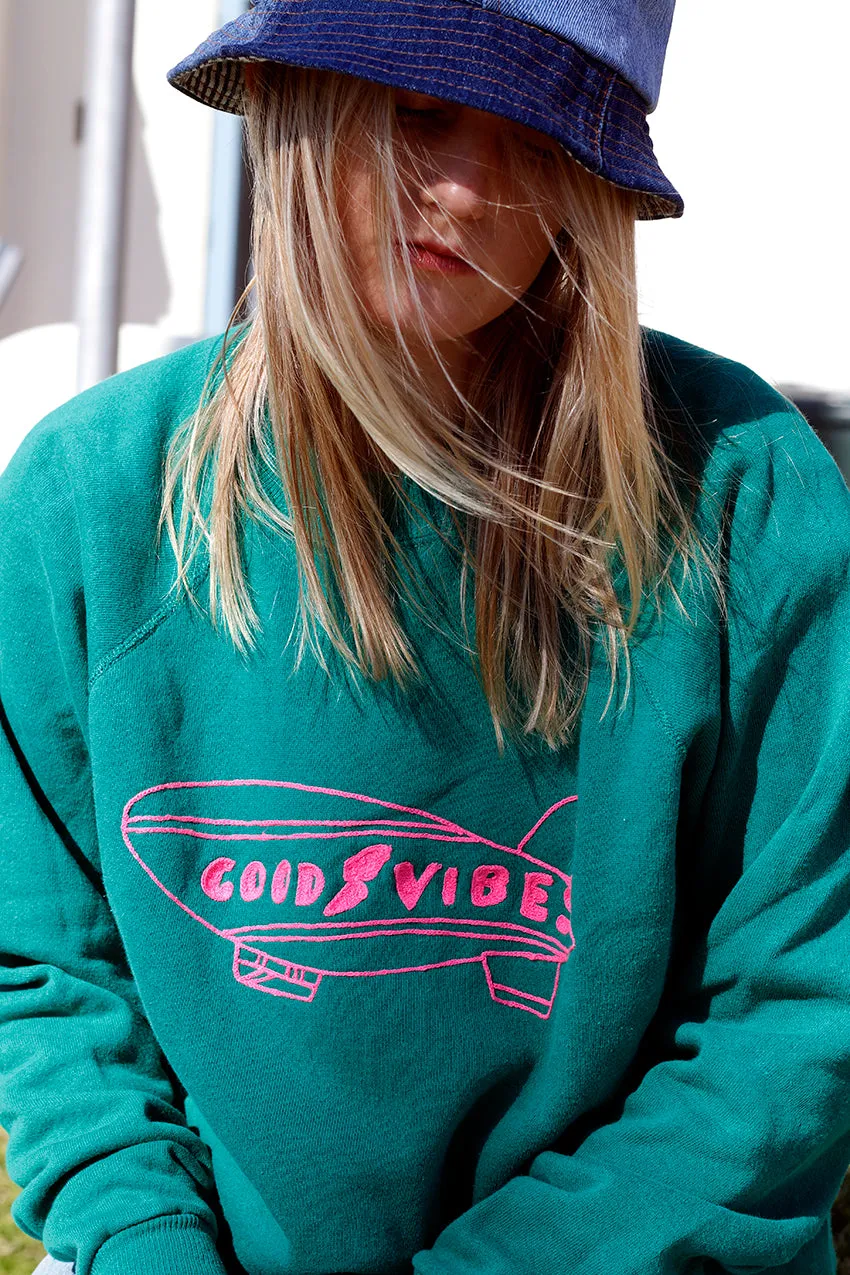 Good Vibes Vintage Sweatshirt