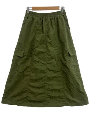 Green Cargo Skirt