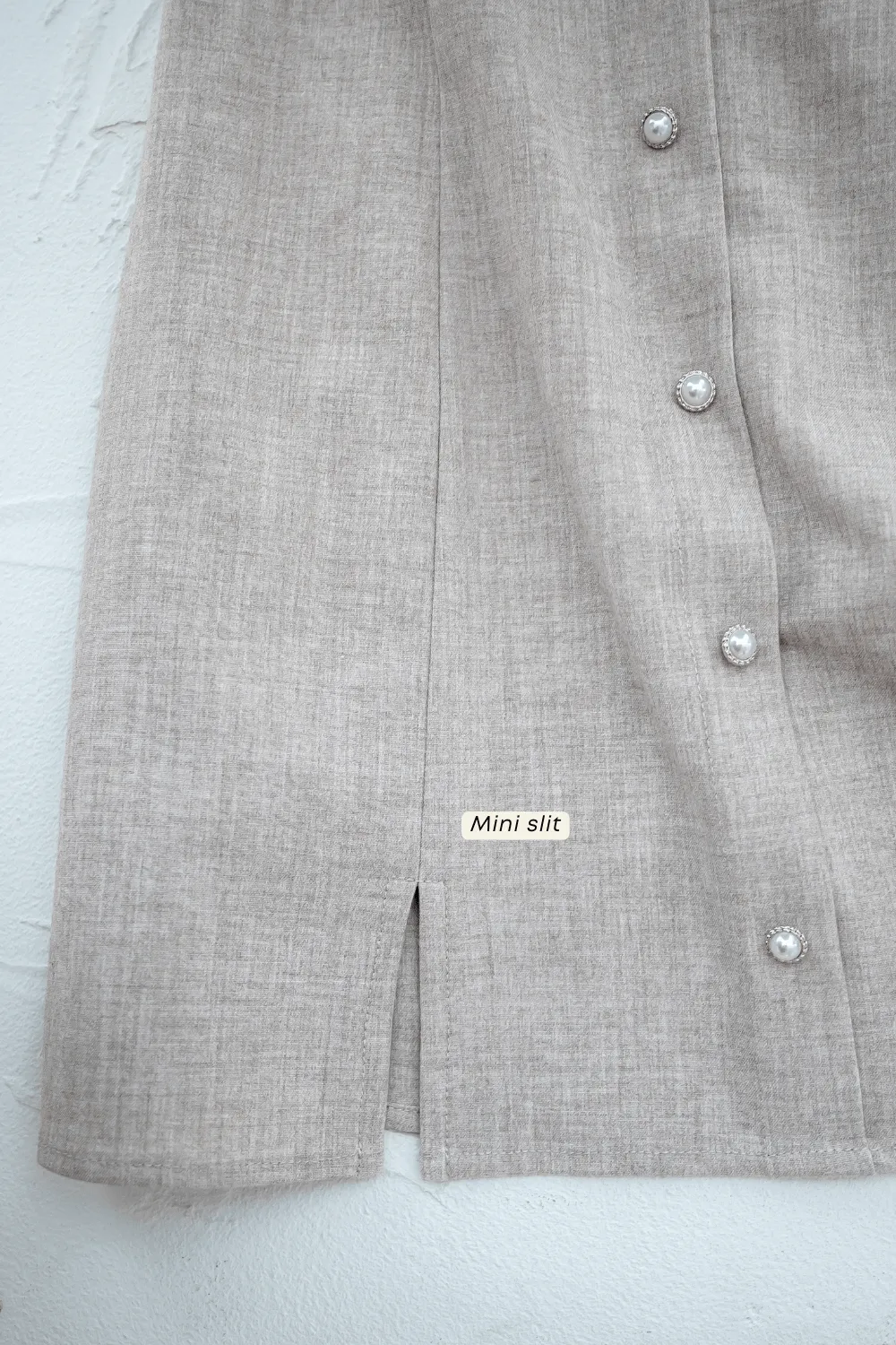 HANNI POOF SLEEVE DRESS IN DENIM
