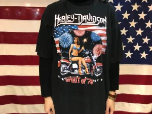 Harley Davidson Vintage Mens T-Shirt Print Year 2010 Rochester Minnesota USA
