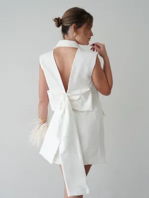 Harper Bow Blazer Dress