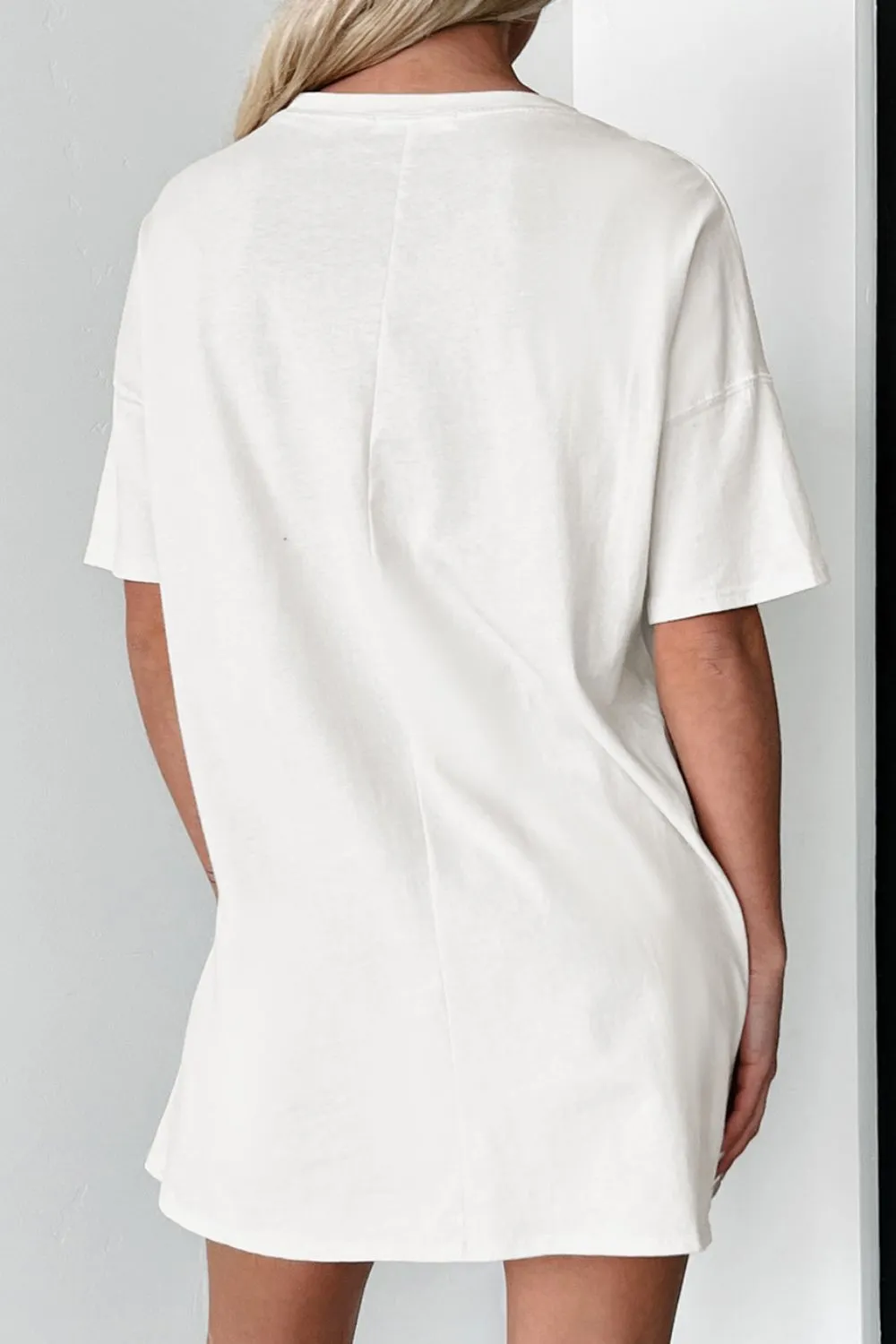 Hazel Blues® |  Graphic Round Neck Short Sleeve Oversize T-Shirt