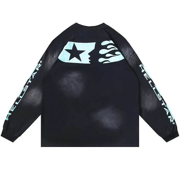 Hellstar Studios Classic Print Long Sleeve Tee