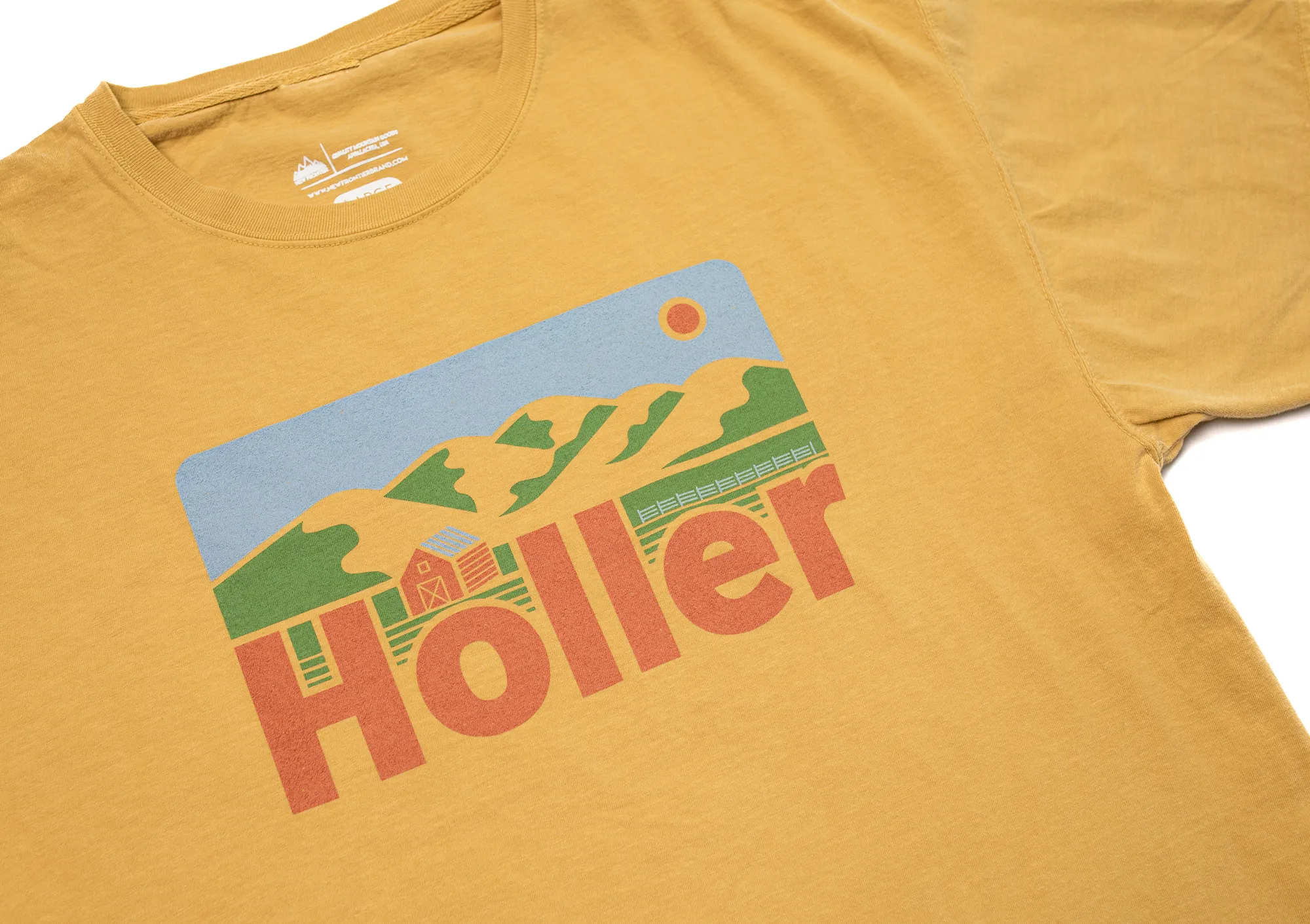 Holler Tee (Vintage Goldenrod)