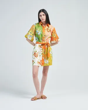 hotel lamu spliced mini dress