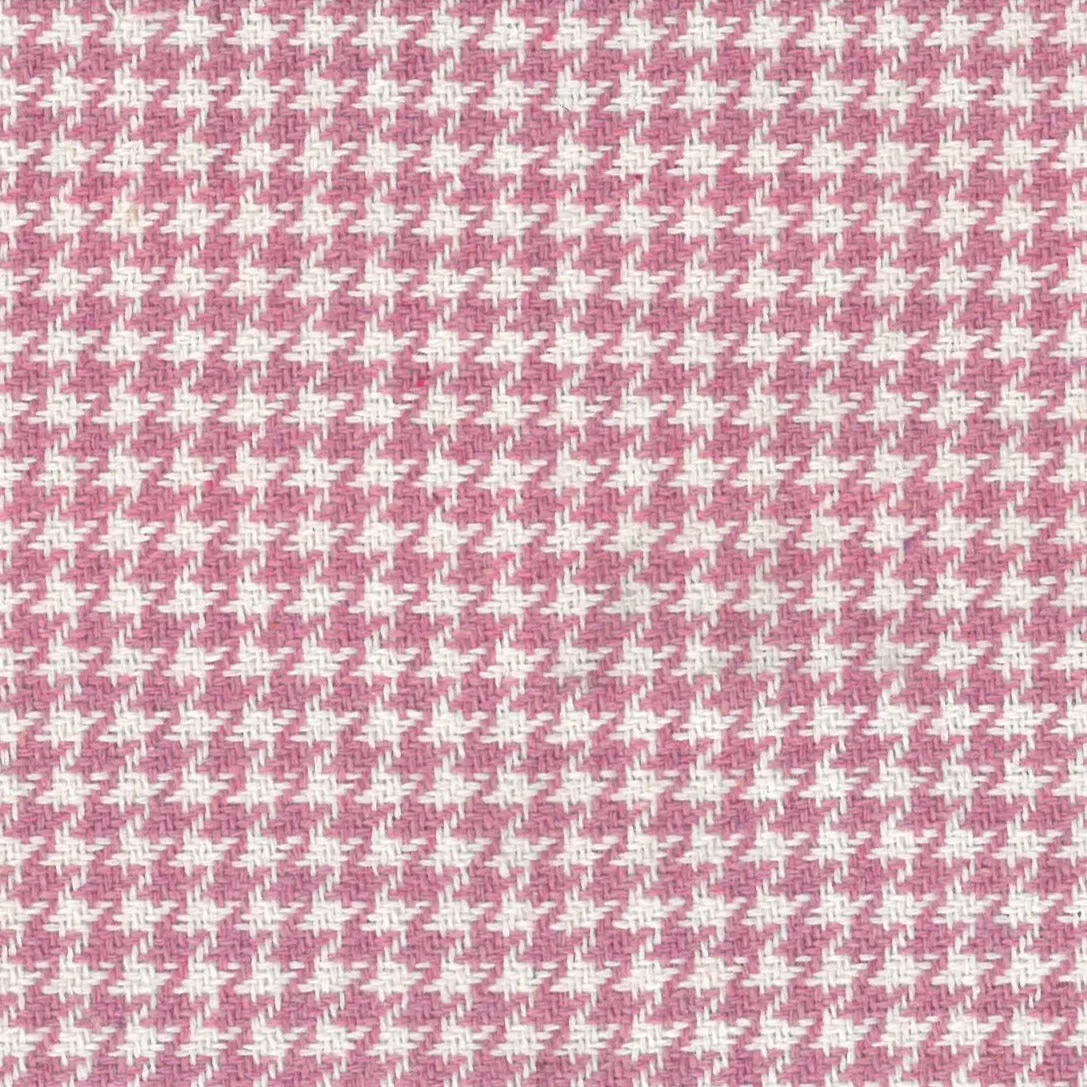 Hounds-Tooth Candy Pink & White