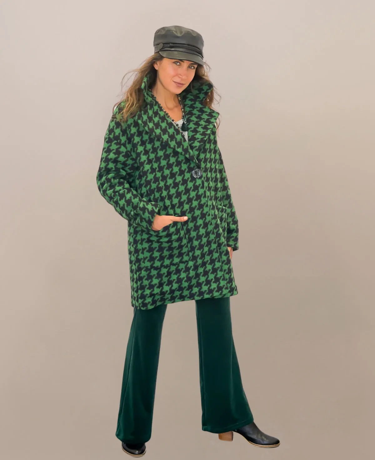 Houndstooth Coat