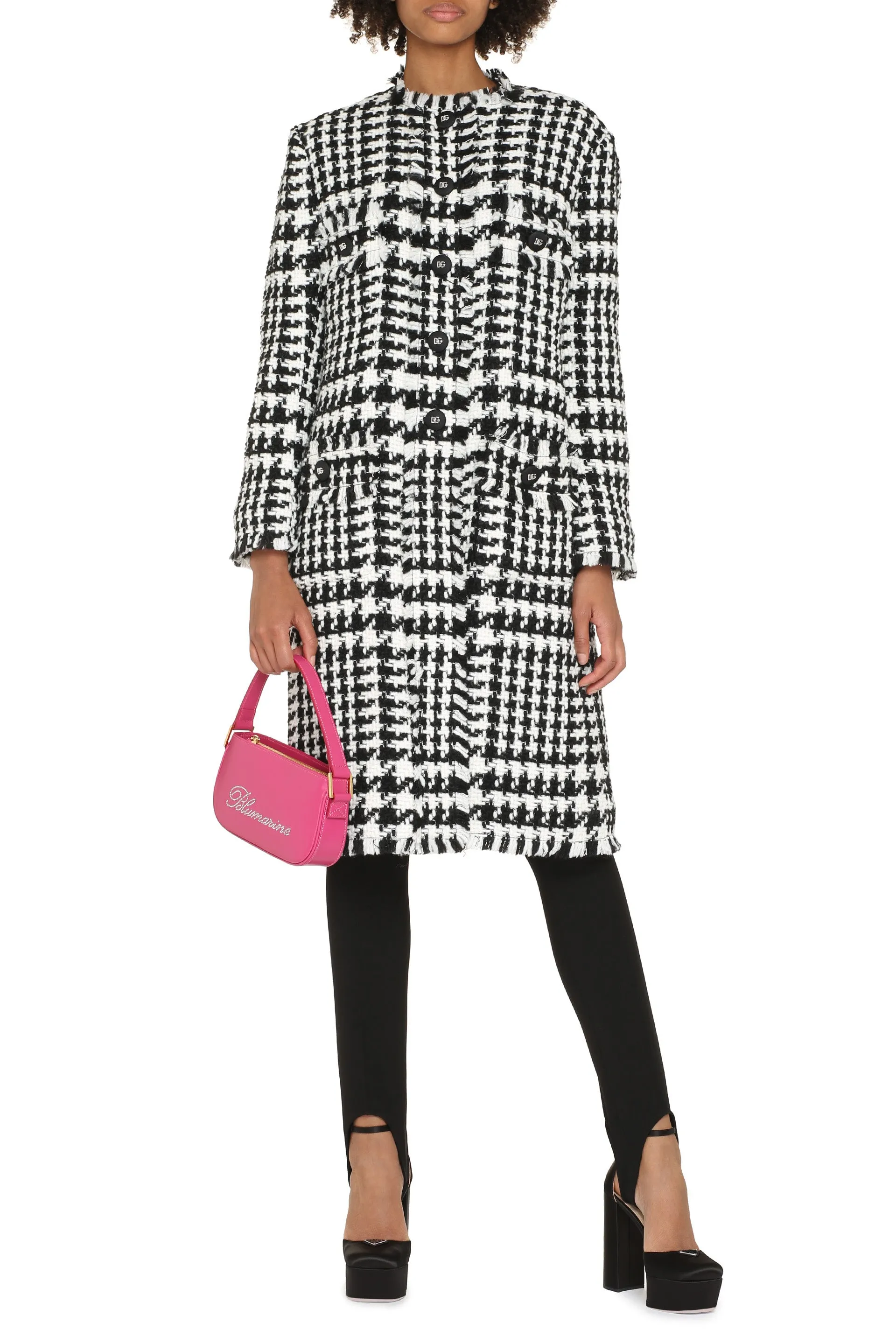 Houndstooth coat