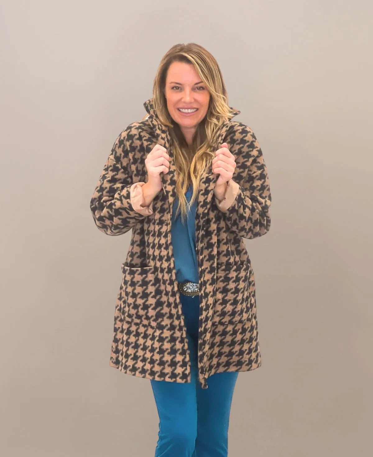 Houndstooth Coat