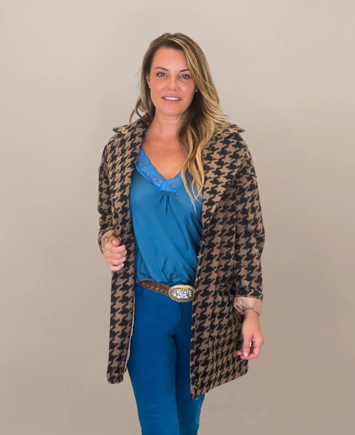 Houndstooth Coat