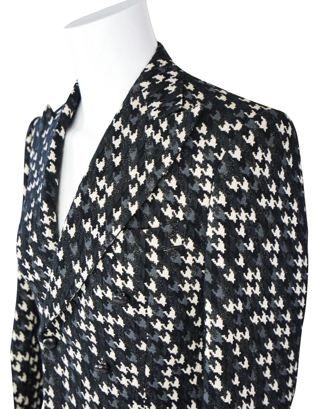 Houndstooth Lusso Double Breasted Jacket @ The Vault