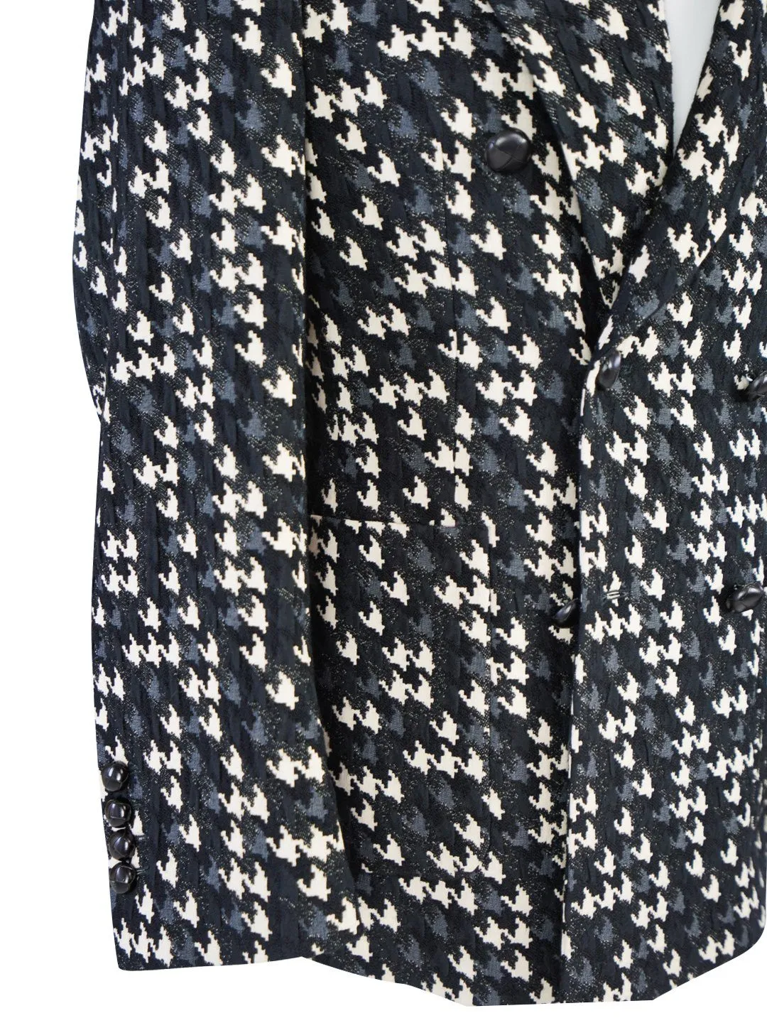 Houndstooth Lusso Double Breasted Jacket @ The Vault