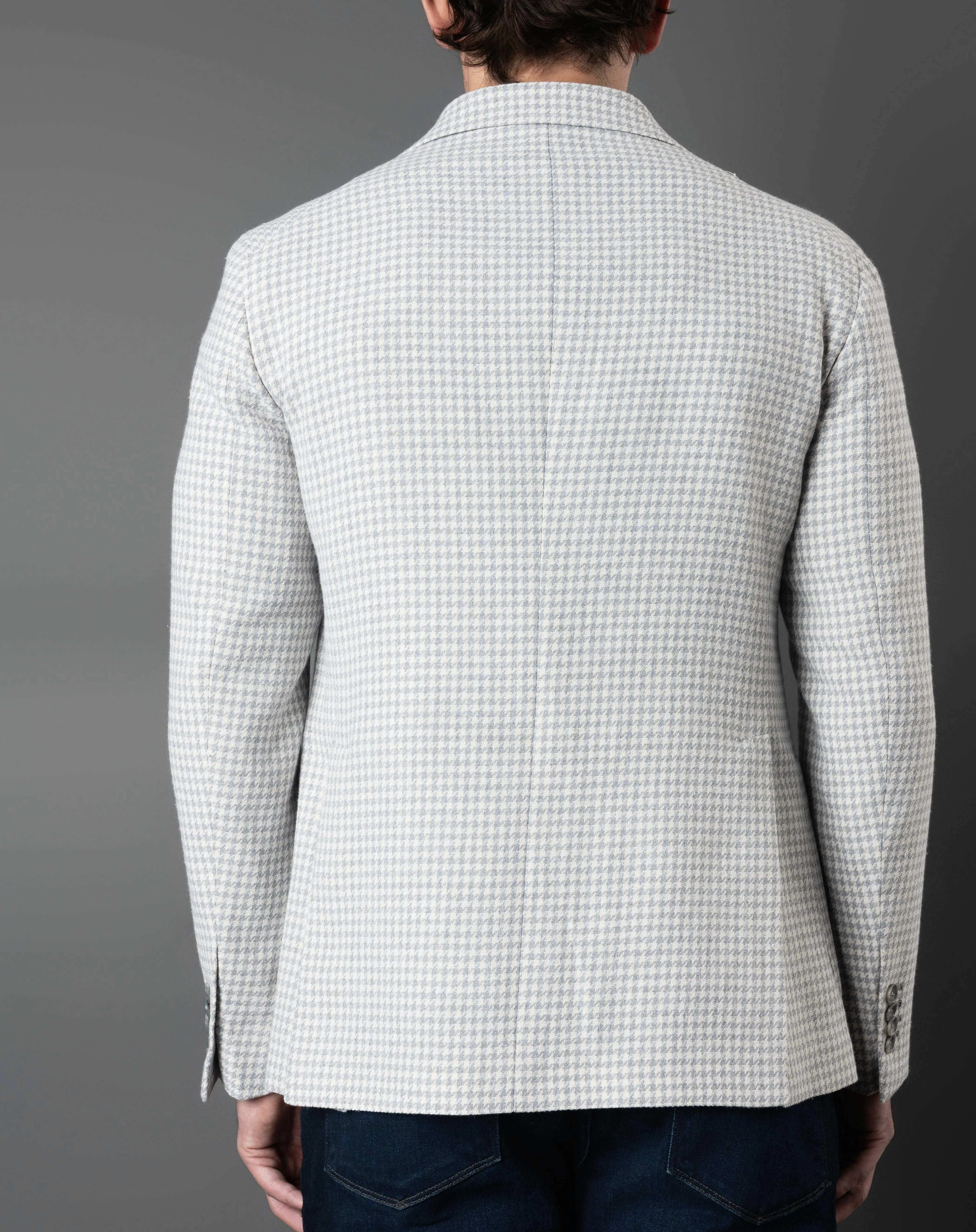 Houndstooth Print Jacket