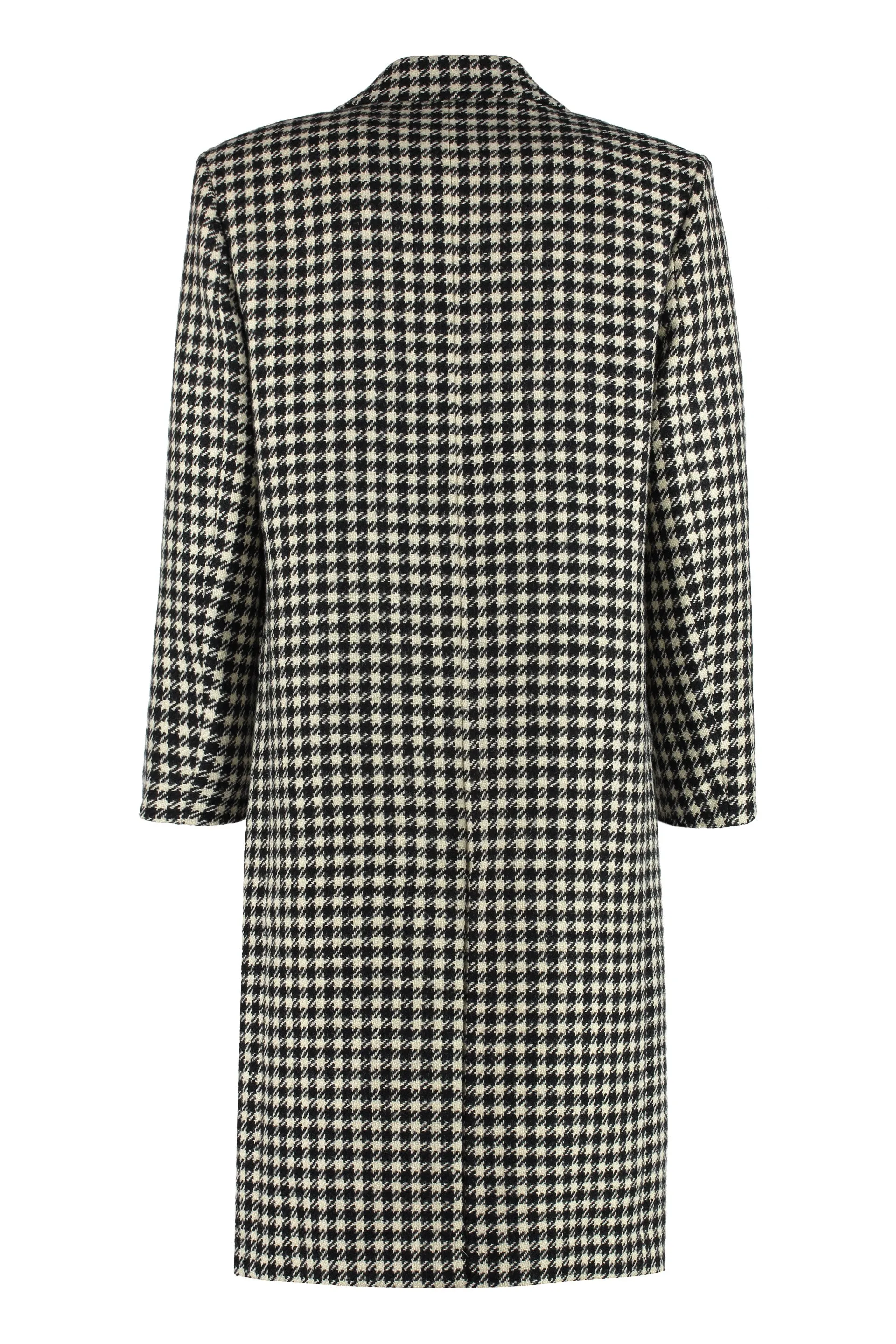 Houndstooth wool Coat