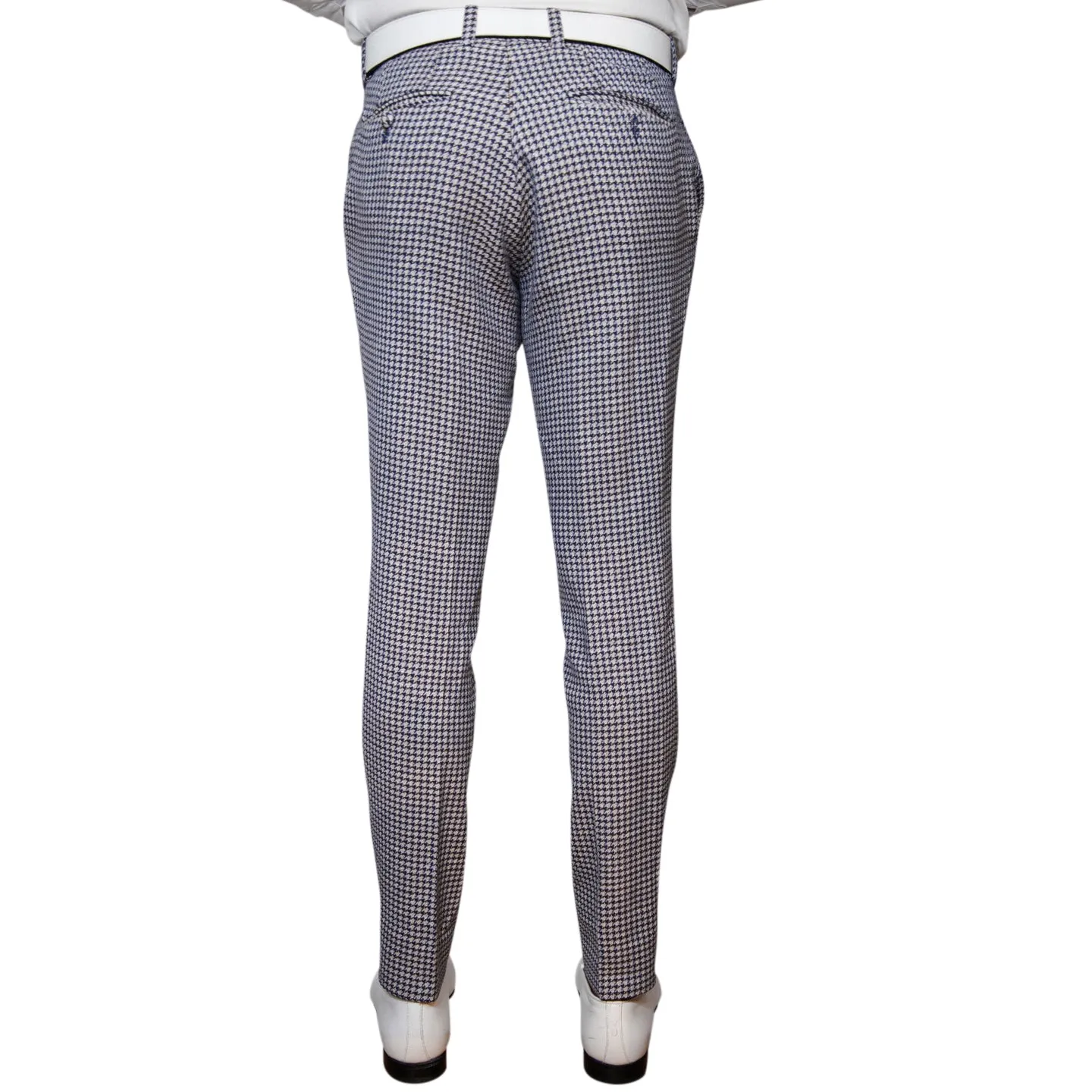 Iced Marina Blu Boucle Trousers @ The Vault