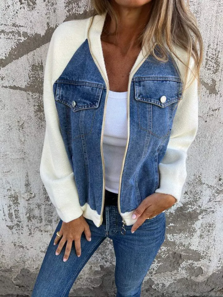 Iliana® | Modern jacket with denim