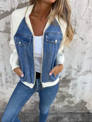 Iliana® | Modern jacket with denim