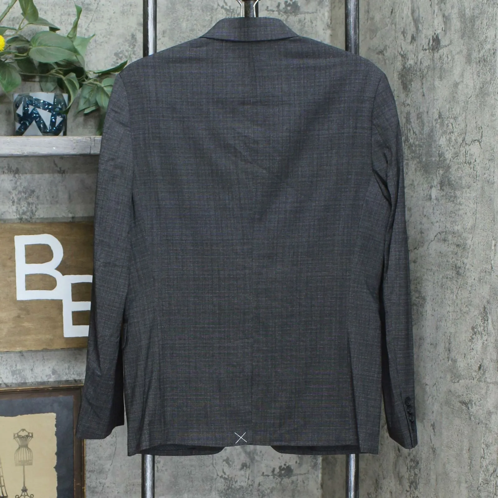INC International Concepts Men's Slim-Fit Crosshatch Blazer Jacket