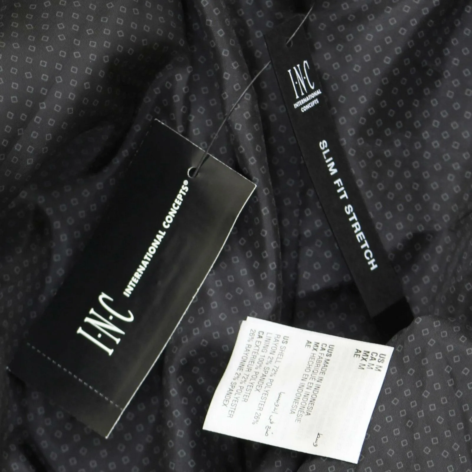 INC International Concepts Men's Slim-Fit Crosshatch Blazer Jacket