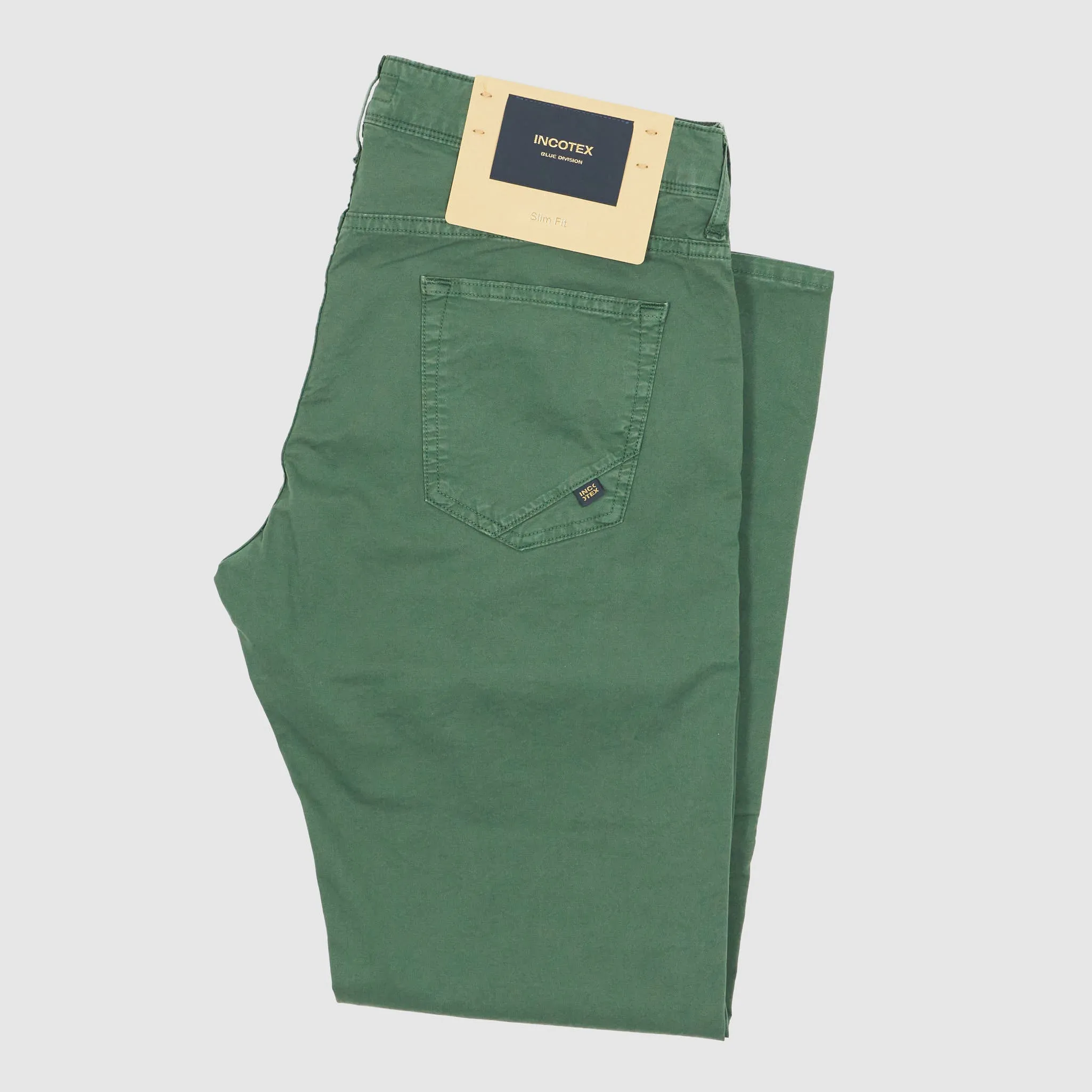 Incotex Blue Division 5-Pocket Vintage Tapered Slim-Fit Jeans